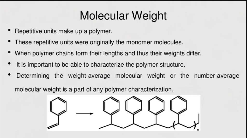 molecular weight of polymers